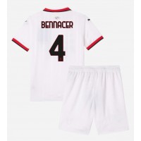 Camiseta AC Milan Ismael Bennacer #4 Visitante Equipación para niños 2024-25 manga corta (+ pantalones cortos)